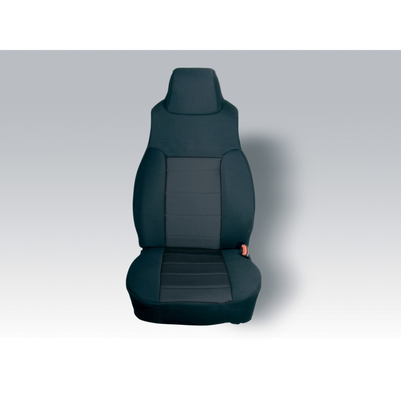 Jeep Wrangler Neoprene Seat Covers - Front - Rugged Ridge - Black - `03-`06